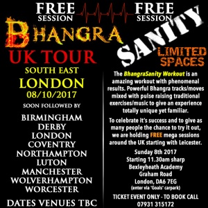 BHANGRASANITY MEGA WORKOUT LONDON